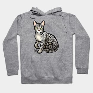 Cat - Ocicat - Gray Spotted Hoodie